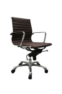 Comfy Low Back Office Chair Brown by J&M