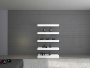 Cloud High Gloss White Curio Unit by J&M Furniture