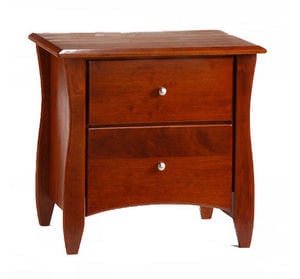 [NYC Deal] Clove Nightstand (2 Drawers) Cherry by Night & Day Furniture