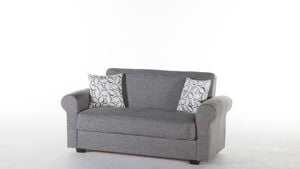 Elita S Diego Gray Loveseat by Bellona