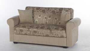 Elita S Yasemin Beige Loveseat by Bellona