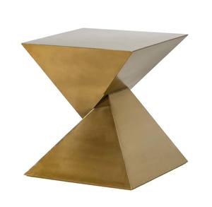 Modrest Hadler - Glam Brushed Gold Metallic End Table by VIG Furniture