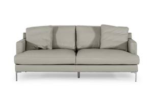 Divani Casa Janina - Modern Light Grey Leather Sofa by VIG Furniture