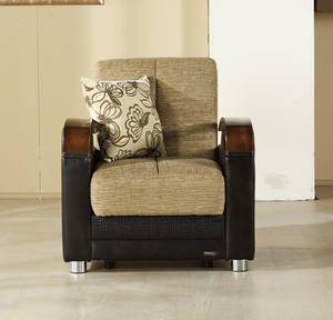 Luna Fulya Brown Chair by Bellona