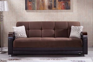 Luna Naomi Brown Sofa Bed by Bellona