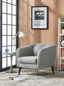 Divani Casa Bannack Modern Light Grey Fabric Lounge Chair by VIG Furniture