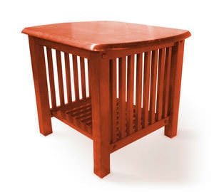 Mission Teak End Table by J&M Furniture