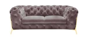 Divani Casa Sheila - Transitional Silver Fabric Loveseat by VIG Furniture