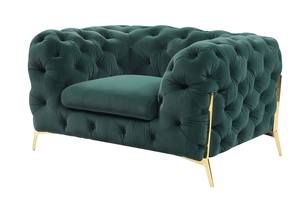 Divani Casa Sheila - Transitional Emerald Green Fabric Chair by VIG Furniture