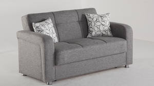 Vision Diego Gray Loveseat by Bellona