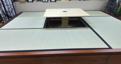 Tall Tatami Table Top w/Manual Lifter by Prestige