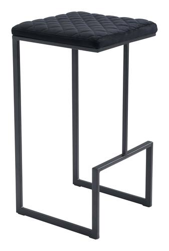 Element Barstool Black by Zuo Modern
