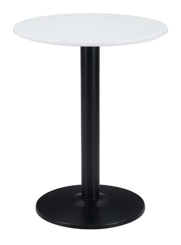 Alto Bistro Table White & Black by Zuo Modern