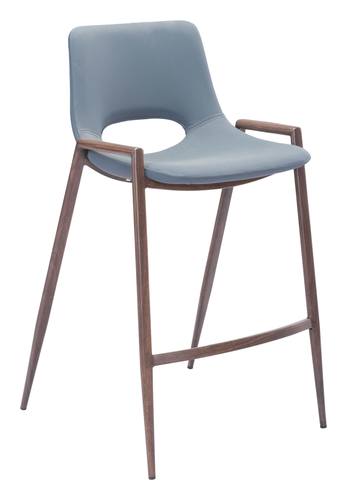 Desi Counter Chair (Set of 2) Gray by Zuo Modern
