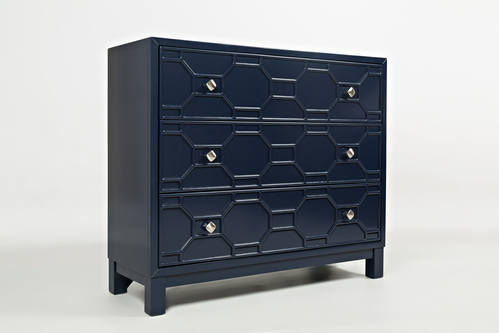 Matrix Navy Accent Chest by Jofran Furniture