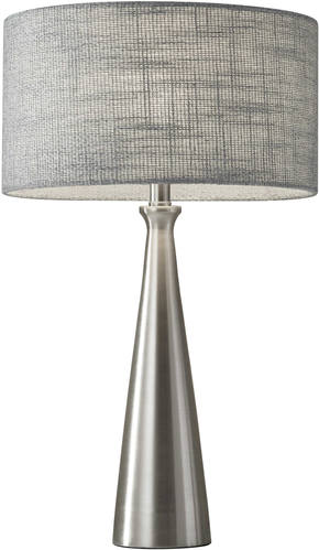 Linda Table Lamp (Brushed Steel) by Adesso Furniture