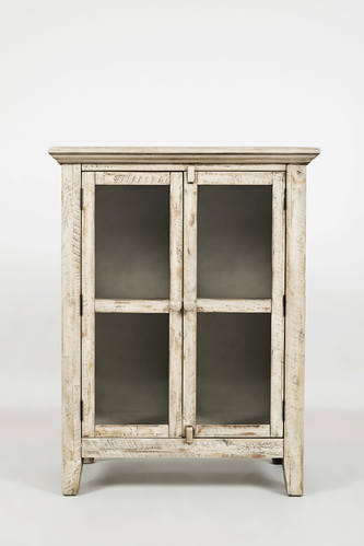Rustic Shores 32 Inch Scrimshaw Accent Cabinet by Jofran Furniture
