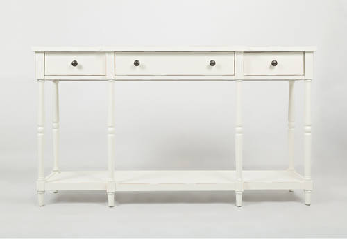 Stately Home Antique White 60 Inch Console by Jofran Furniture