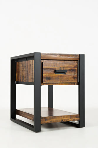 Loftworks Chairside Table w/Drawer by Jofran Furniture
