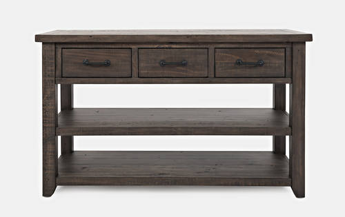 Madison County Barnwood Harris 3 Drawer Console Table by Jofran Furniture