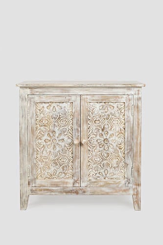 Global Archive Hand Carved Accent Chest by Jofran Furniture