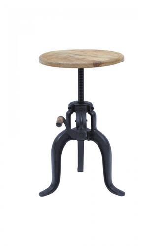 Global Archive Carter Cast Iron Crank Table by Jofran Furniture
