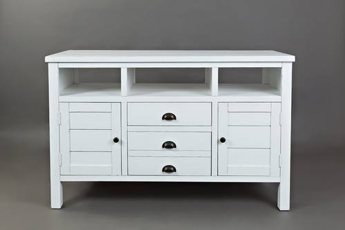 Artisan's Craft Weathered White 50 Inch Media Console by Jofran Furniture