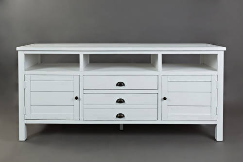 Artisan's Craft Weathered White 70 Inch Media Console by Jofran Furniture