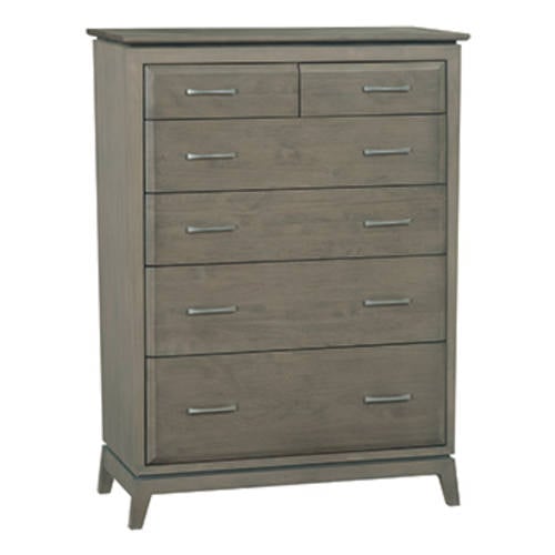 Ellison 6-Drawer Chest, Astoria Sky by Wittier Wood Furniture