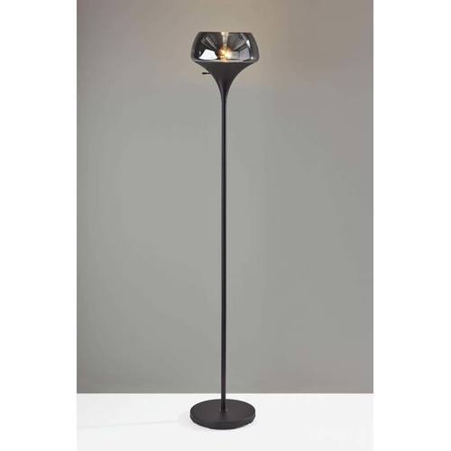 Eliza Torchiere (Black) by Adesso Furniture