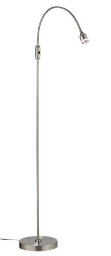 Prospect LED Floor Lamp (Brushed Steel) by Adesso Furniture