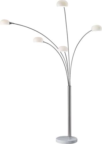 Luna Arc Lamp (Brushed Steel) by Adesso Furniture