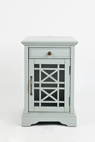 Craftsman Earl Grey Power Chairside Table by Jofran Furniture