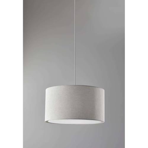 Harvest Large Drum Pendant (White) by Adesso Furniture