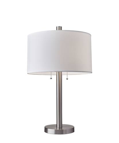 Boulevard Table Lamp (Brushed Steel) by Adesso Furniture