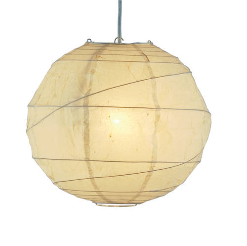 Orb Large Pendant (Natural Rice Paper) by Adesso Furniture