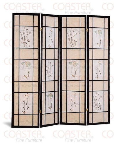 4407 4-Panel Room Divider by Coaster