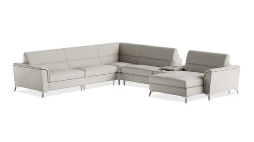 [Special Order] Lorenzo Sectional Sofa w/Storage Console by Palliser