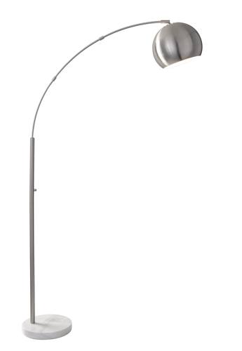 Astoria Arc Lamp (Brushed Steel) by Adesso Furniture