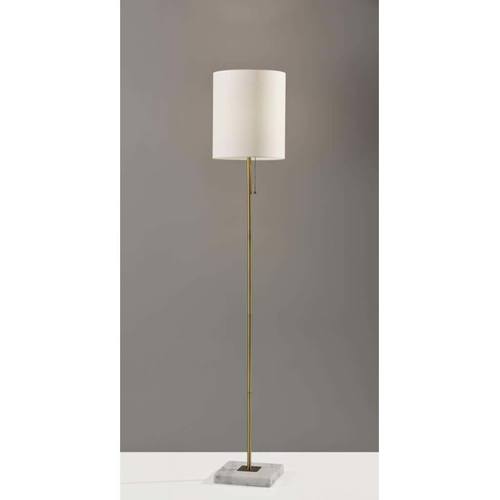 Fiona Floor Lamp (Antique Brass) by Adesso Furniture