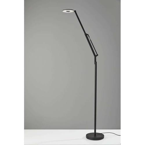 Gordon LED Floor Lamp (Black) by Adesso Furniture