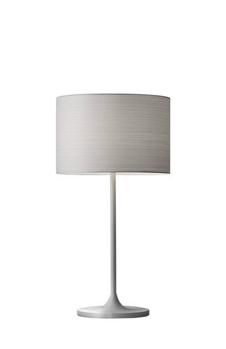 Oslo Table Lamp (Painted White Metal) by Adesso Furniture