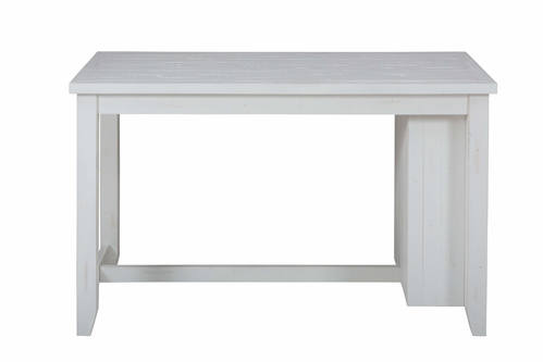 Madaket Reclaimed Pine Counter Height Table w/3 Shelf Storage by Jofran Furniture