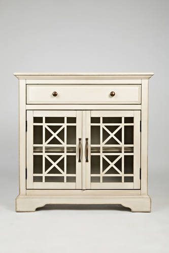 Craftsman Antique Cream Accent Chest by Jofran Furniture