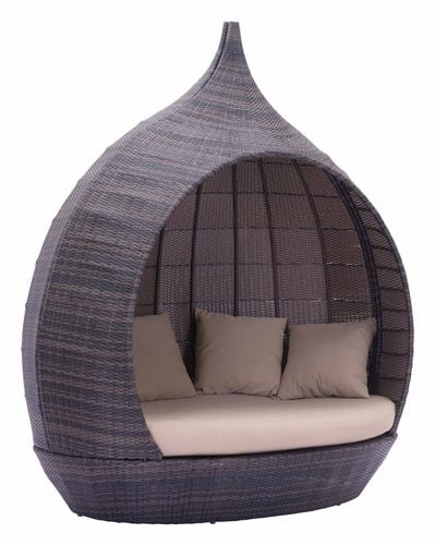 Martinique Beach Daybed Brown by Zuo Modern