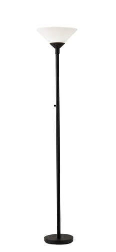 Aries Floor Lamp (Painted Black) by Adesso Furniture