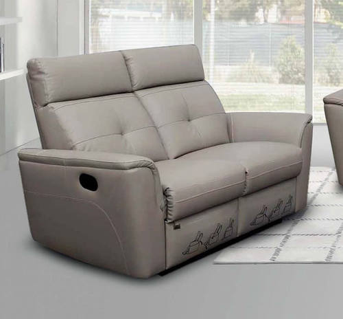 8501 Leather Loveseat w/2 Recliners by ESF