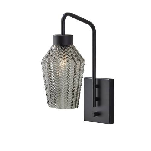 Belfry Black Wall Lamp by Adesso Furniture