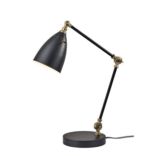 Boston Black Desk Lamp by Adesso Furniture