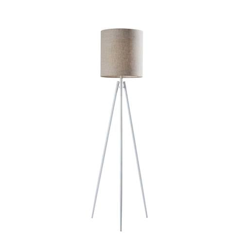 Glenwood Floor Lamp White by Adesso Furniture